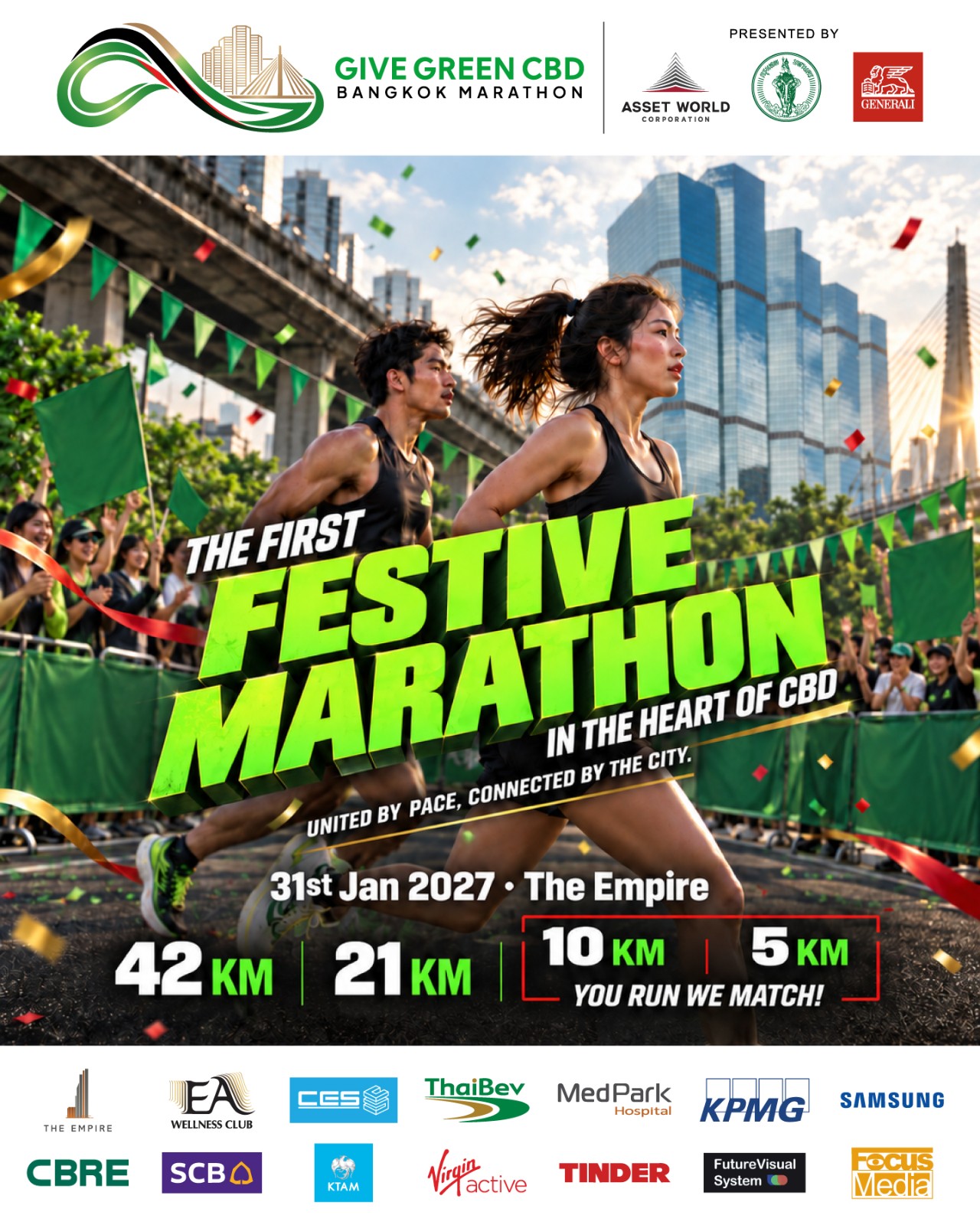 GIVE GREEN CBD Bangkok Marathon 2027 – The Empire