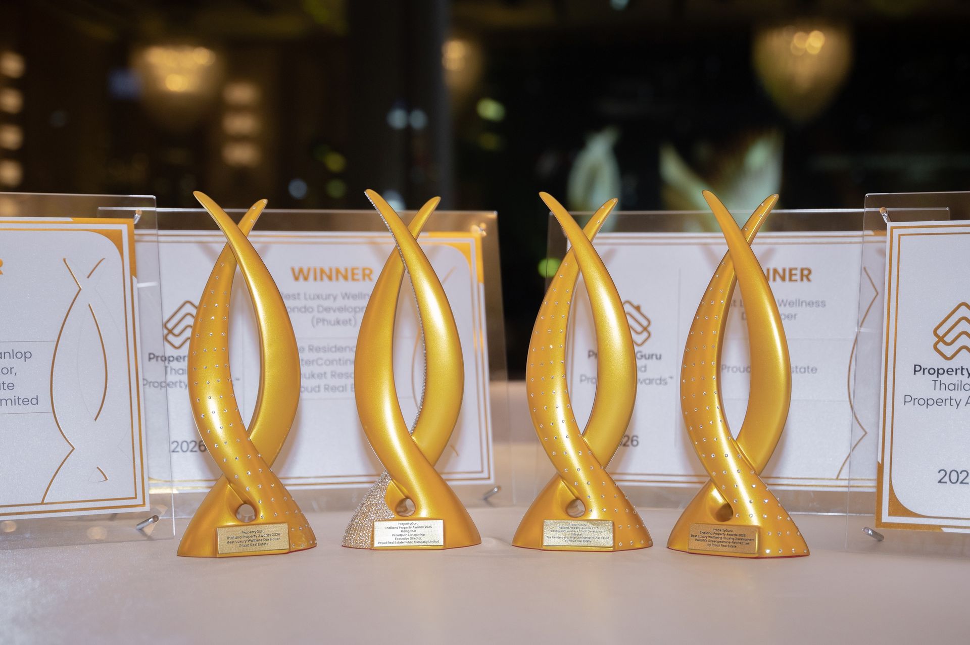 บริษัท พราว เรียล เอสเตท จำกัด (มหาชน) หรือ PROUD ขอความกรุณาเผยแพร่ข่าวประชาสัมพันธ์ - Proud Real Estate Property Guru Awards 2026 01