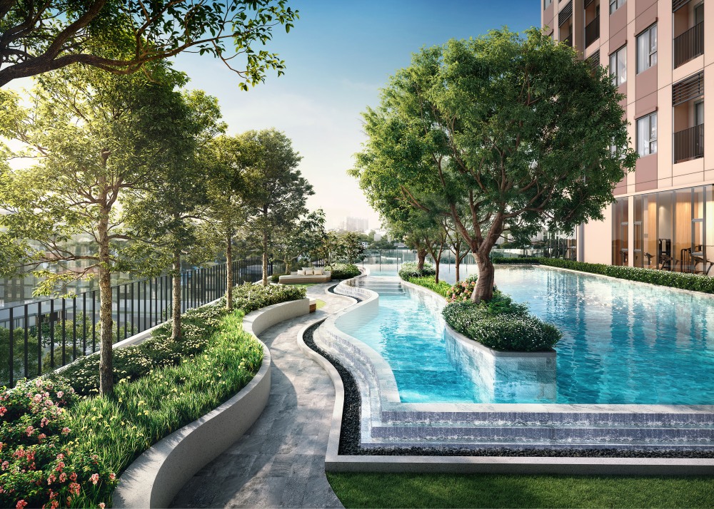 ASPIRE สาทร-ตากสิน พรีว่า Swimming Pool