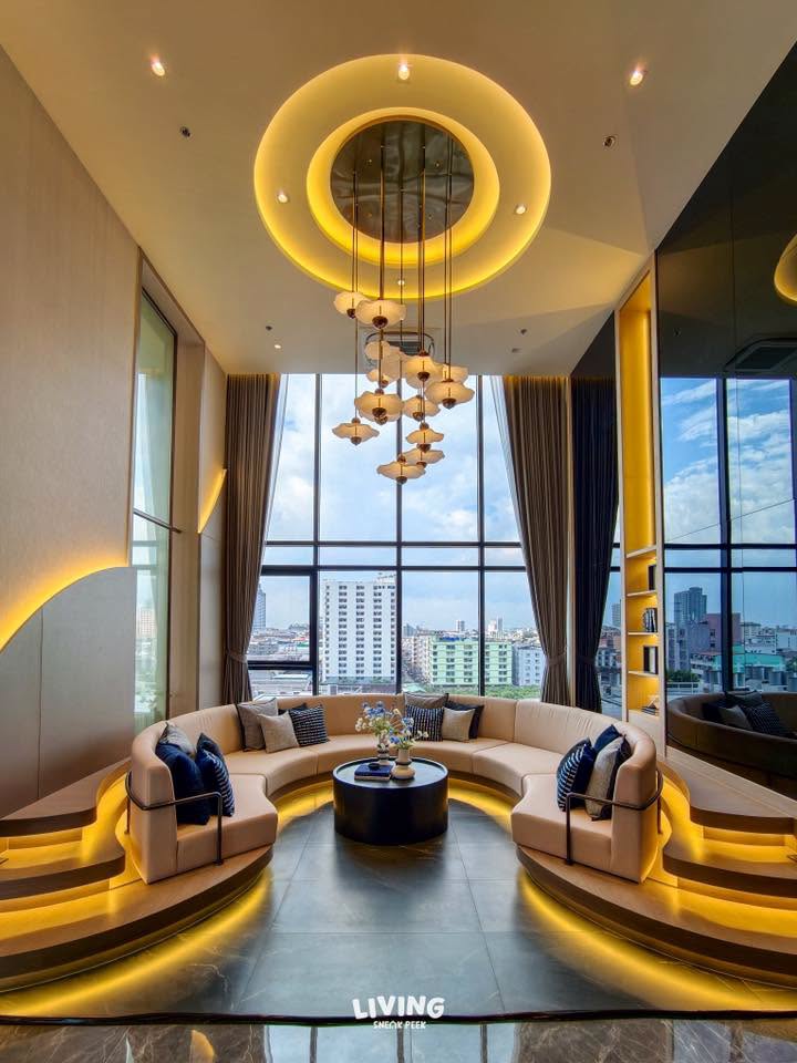 ที่นี่มีส่วนกลางรวม 4 ชั้น ทั้งสระว่ายน้ำ / ฟิตเนส / สปา / Co-Working Space / Entertainment Space