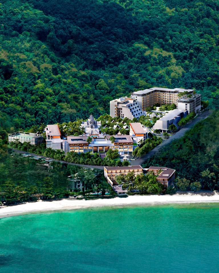 The Residences at InterContinental Phuket Resort - ตัวโครงการจะไล่เรียงกันเหมือนเป็นส่วนเดียวกับโรงแรมเลยครับ