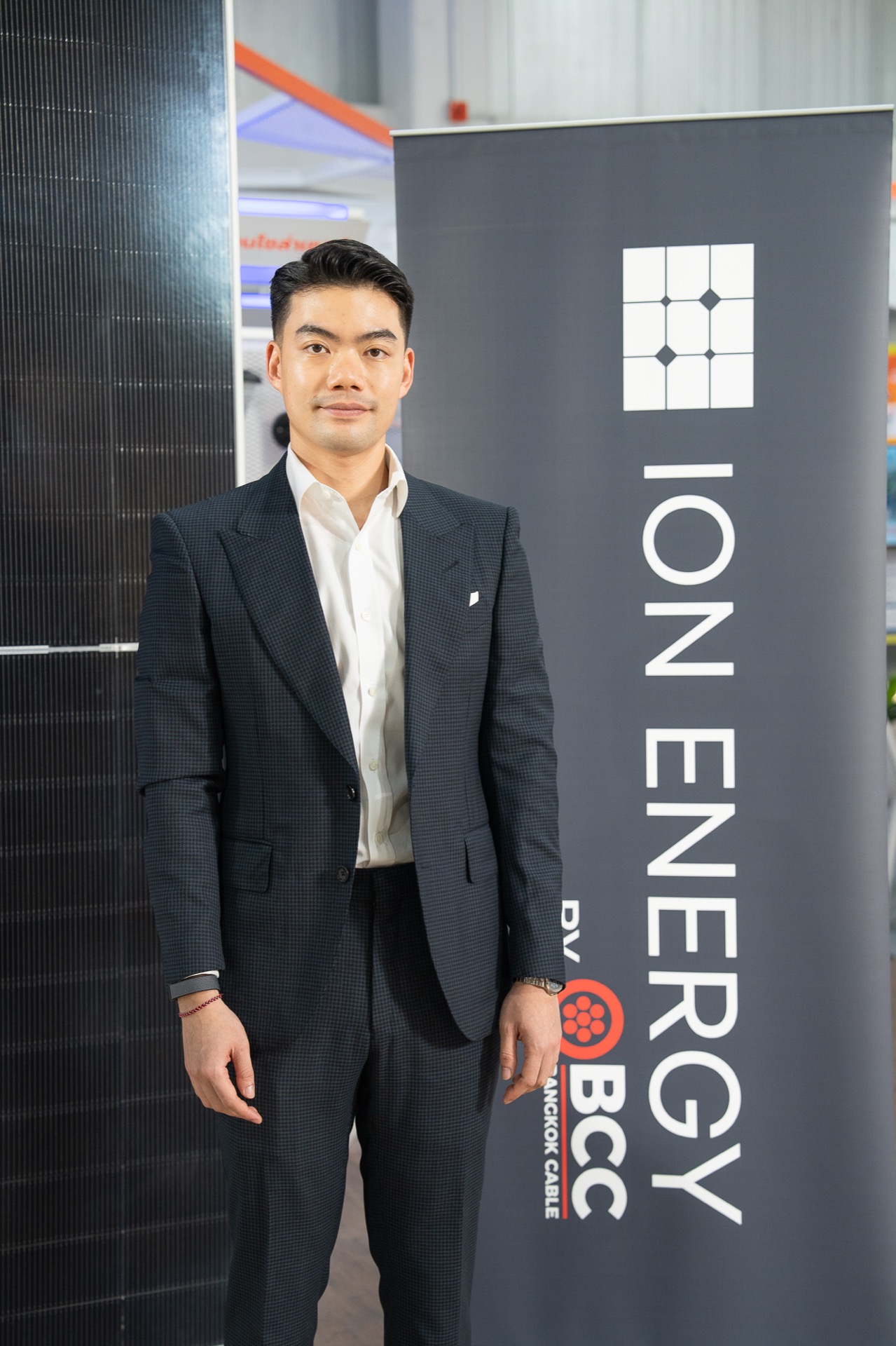 นายพงศภัค นครศรี ผู้ร่วมก่อตั้งและประธานกรรมการบริหาร ION Energy