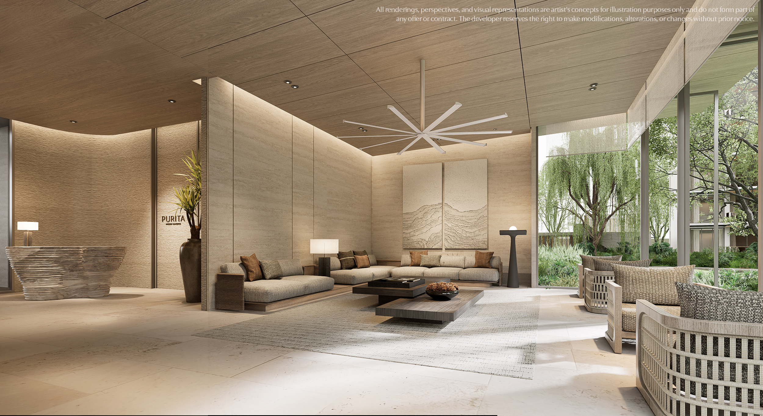 Lobby โครงการ PURITA Phuket Bangtao