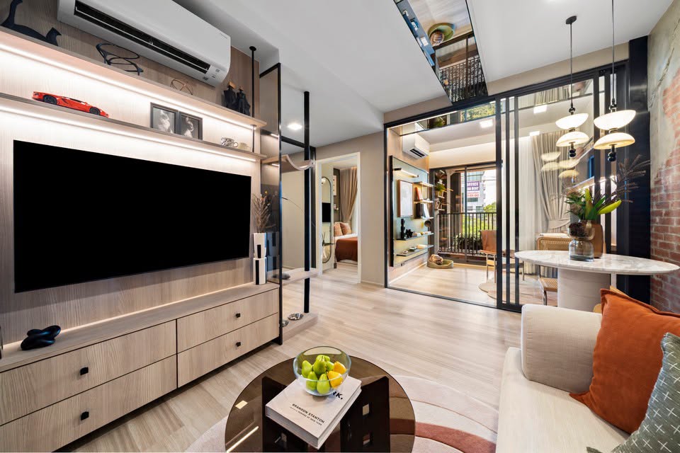ห้อง 1 Bed ใหญ่แบบมีห้องอเนกประสงค์ก็มีนะ