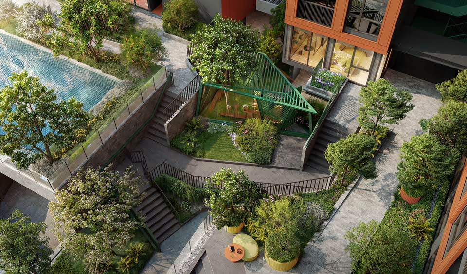 มีโซน Cat Playhouse แบบ Outdoor ด้วยครับ