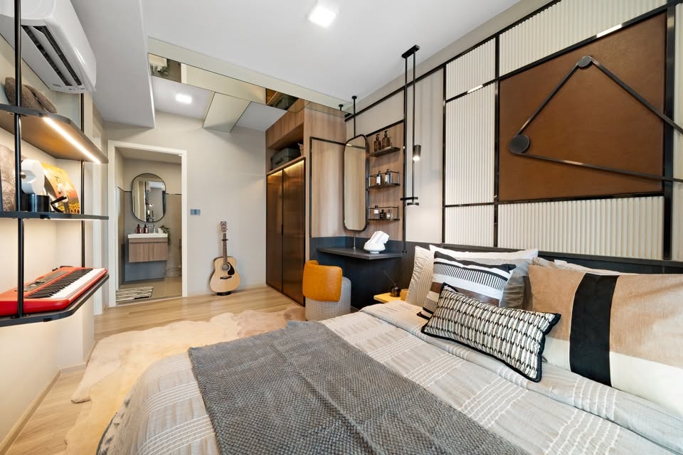 ห้องนอน 1 Bed XL 33 ตร.ม. กว้างม๊ากกก